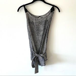 Tufi Duek Silk Wrap Printed Tank